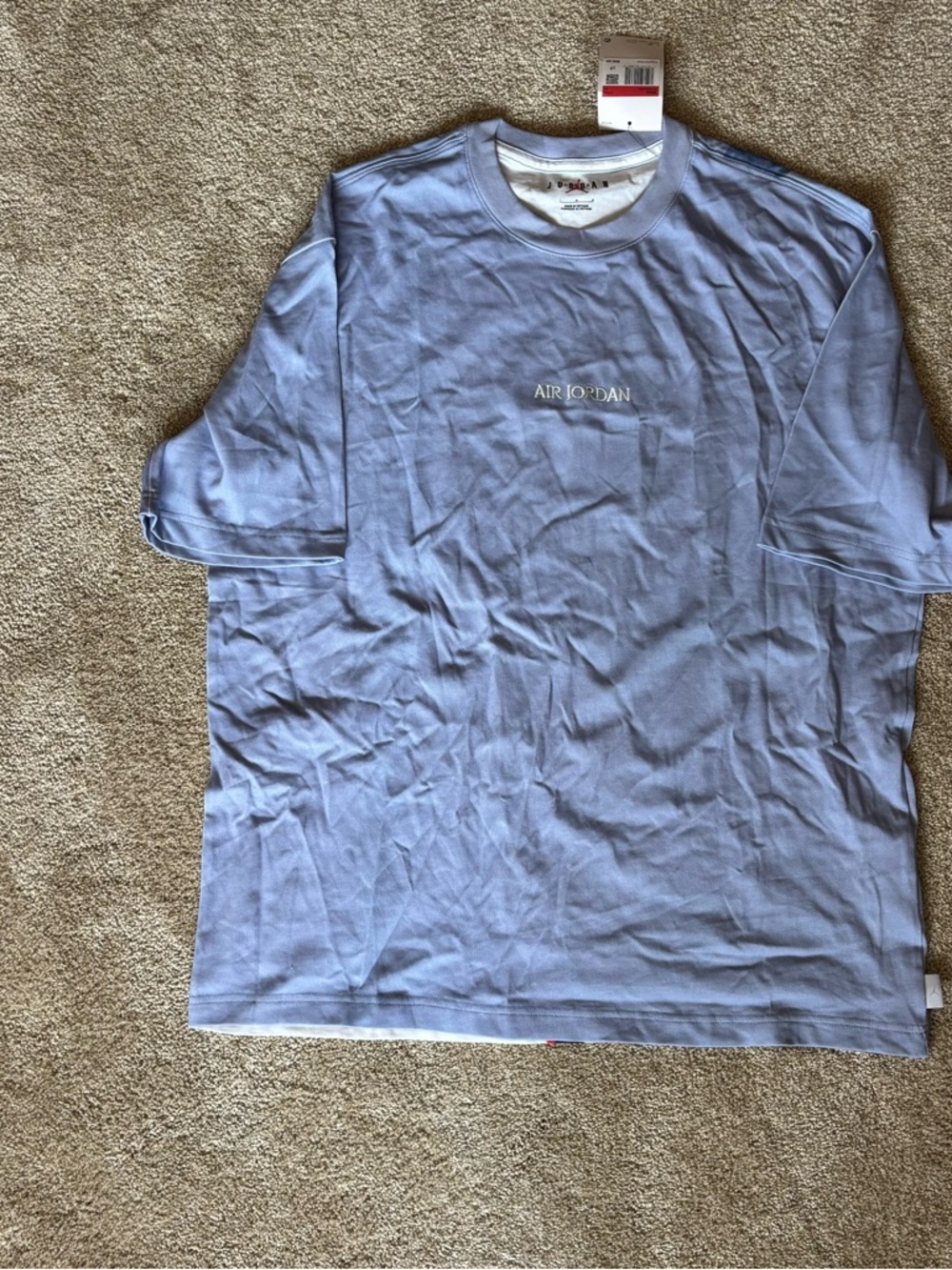Jordan Light Blue Air Jordan Short Sleeve Tee